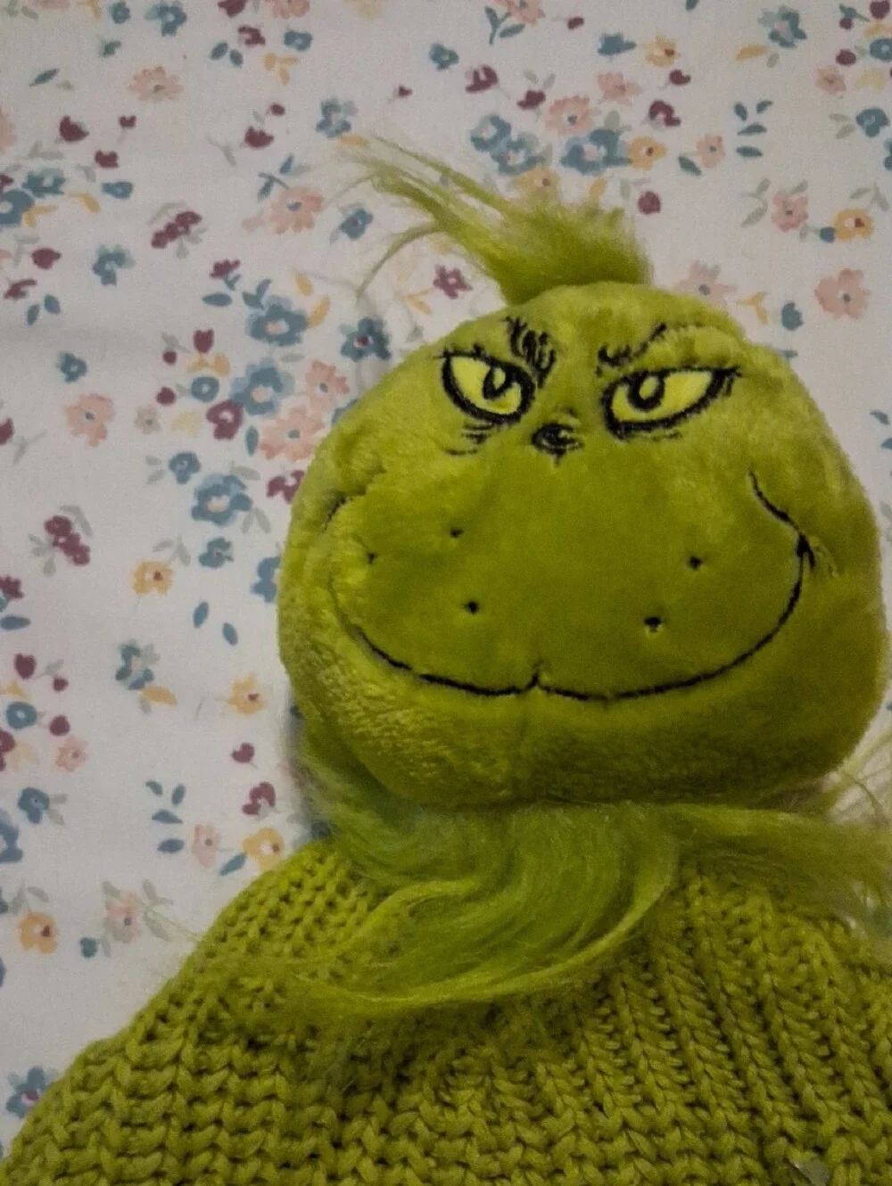 BNWT The GRINCH Pom-Pom Beanie Hat - Green
